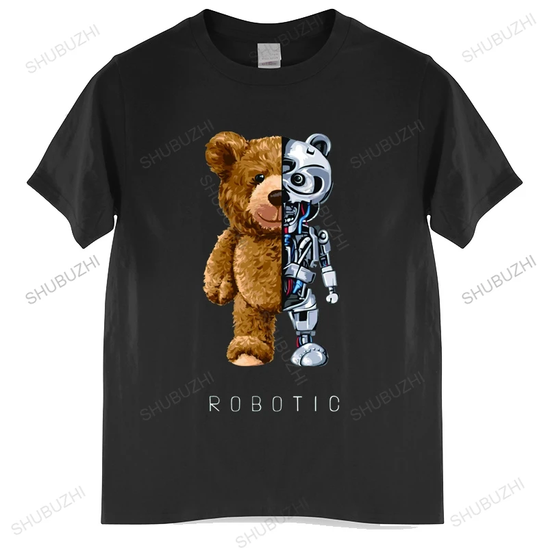 ルシアンペラフィネ ロボットのくま Tシャツ｜メンズ