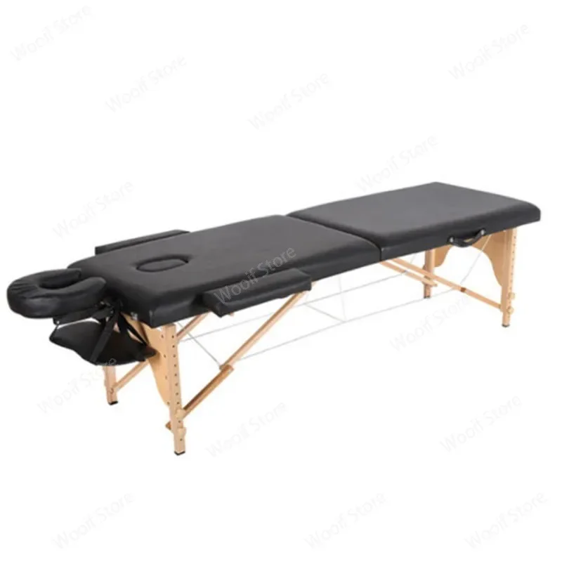Professional carry on massage beauty bed, folding massage tattoo SPA bed, custom beauty salon, thickening treatment table