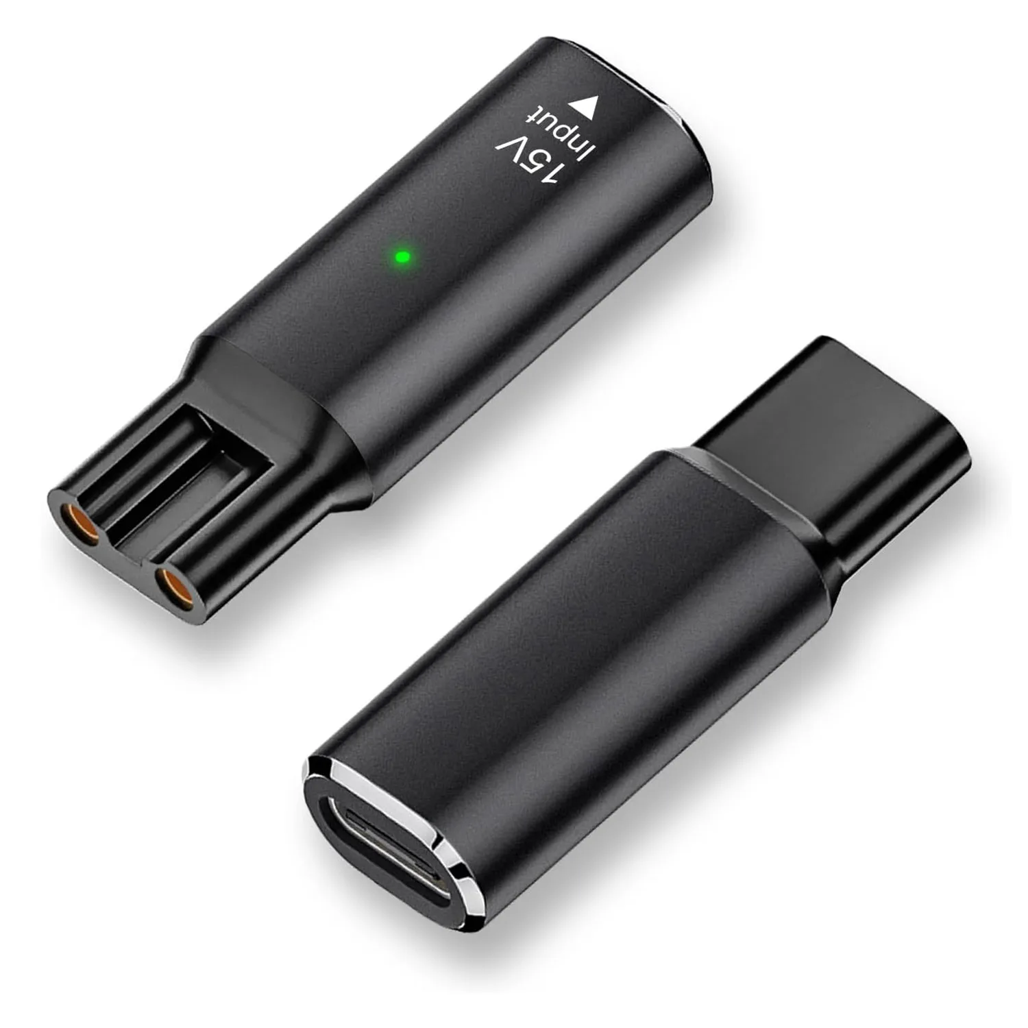 2 Pack 15V Type-C HQ8505 Charger Adapter USB-C Charging Converter For Philips Norelco HQ8505 7000 5000 3000 9000 Series Electri shaver charger battery charger power adapter