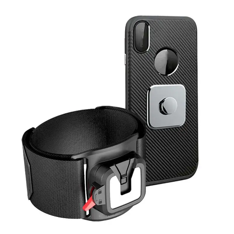 Wristband Phone Holder Rotatable Universal Sports Wristband Detachable Exercise for Workout Sports Hiking Biking Phone Wristband Holder