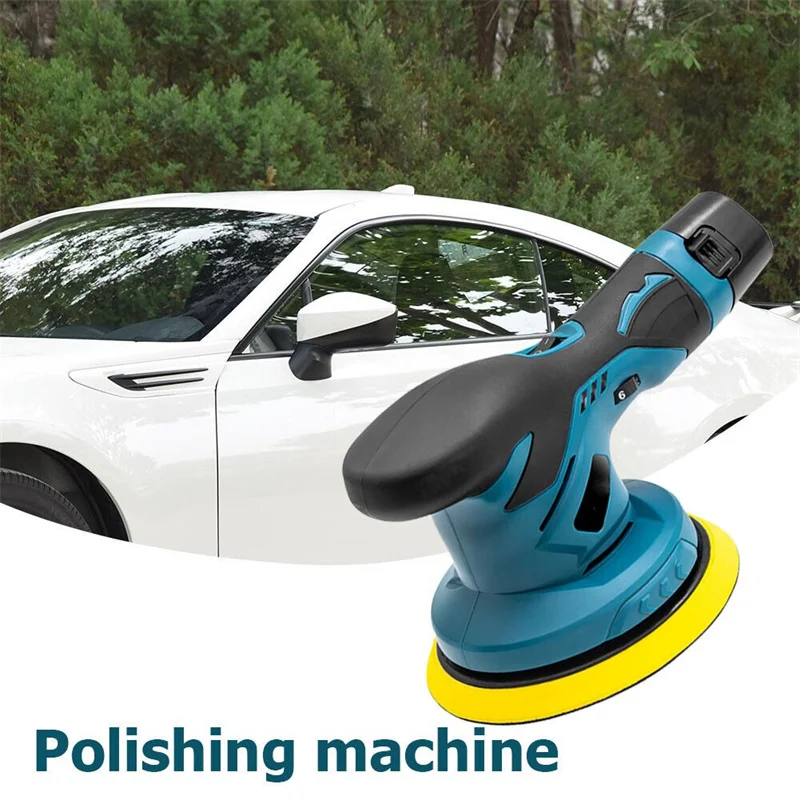 Cordless Car Polisher Multi-functional Electric Rotary Polishing Machine 5000rpm 6 Variable Speed Scratches Repair Waxing Tools car polisher