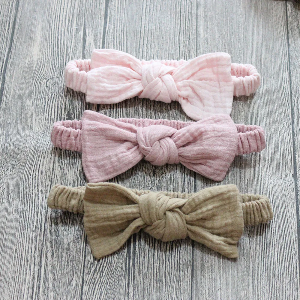 

Top Selling 3Pcs/Lot Baby Cotton Headband Babies Girl Newborn Elasitc HairBand Sets Fashion Headwear Kids Hair Accessories