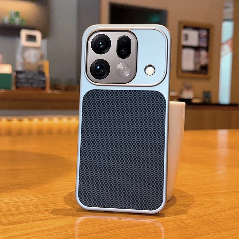 Premium Slim Vegan Leather Anti-Drop Case - Shockproof Bumper