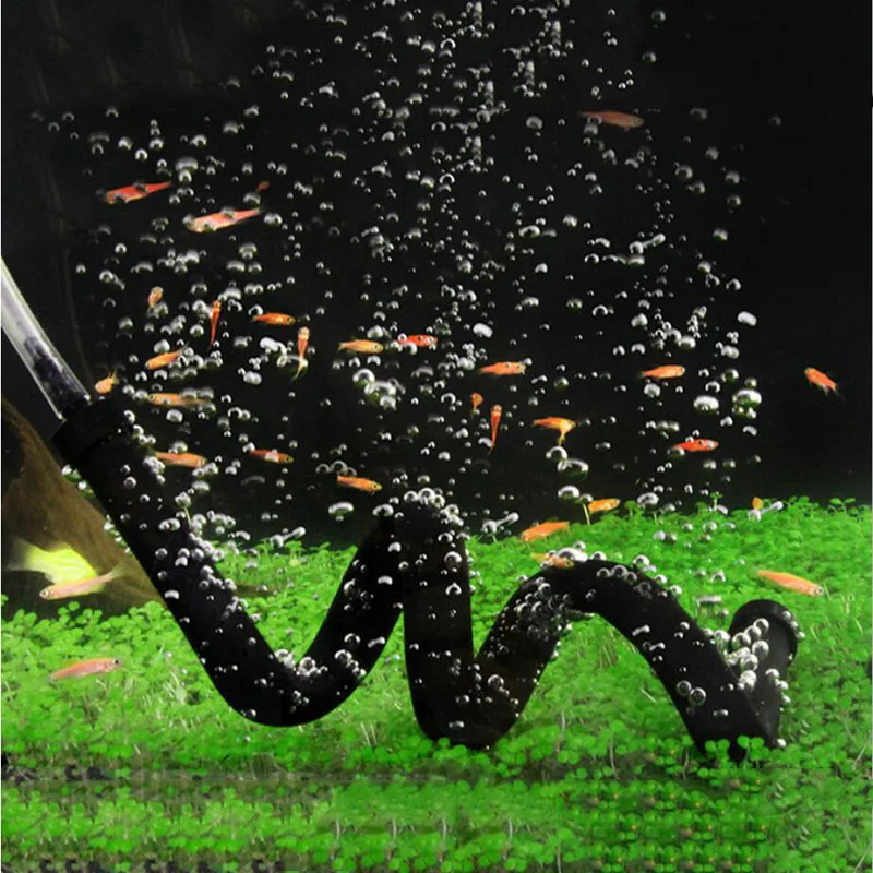 Aquarium Air Stone Bubble Wall Soft Tubing Oxygen Diffuser