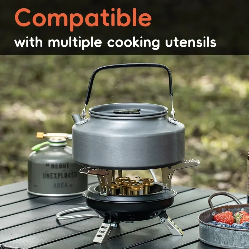 Camping Gas Stove Camping Burner Butane Gas Burner with Piezo Ignition BRS-201A camping cookware