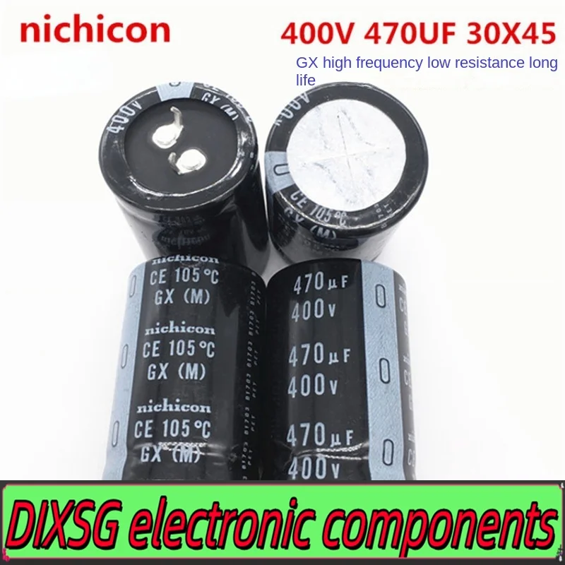 

DIXSG (1 шт.) 400V470UF 30X4 5 электролитический конденсатор фирмы nichicon 470UF 400V 30*45 GX высокая частота и низкое сопротивление.