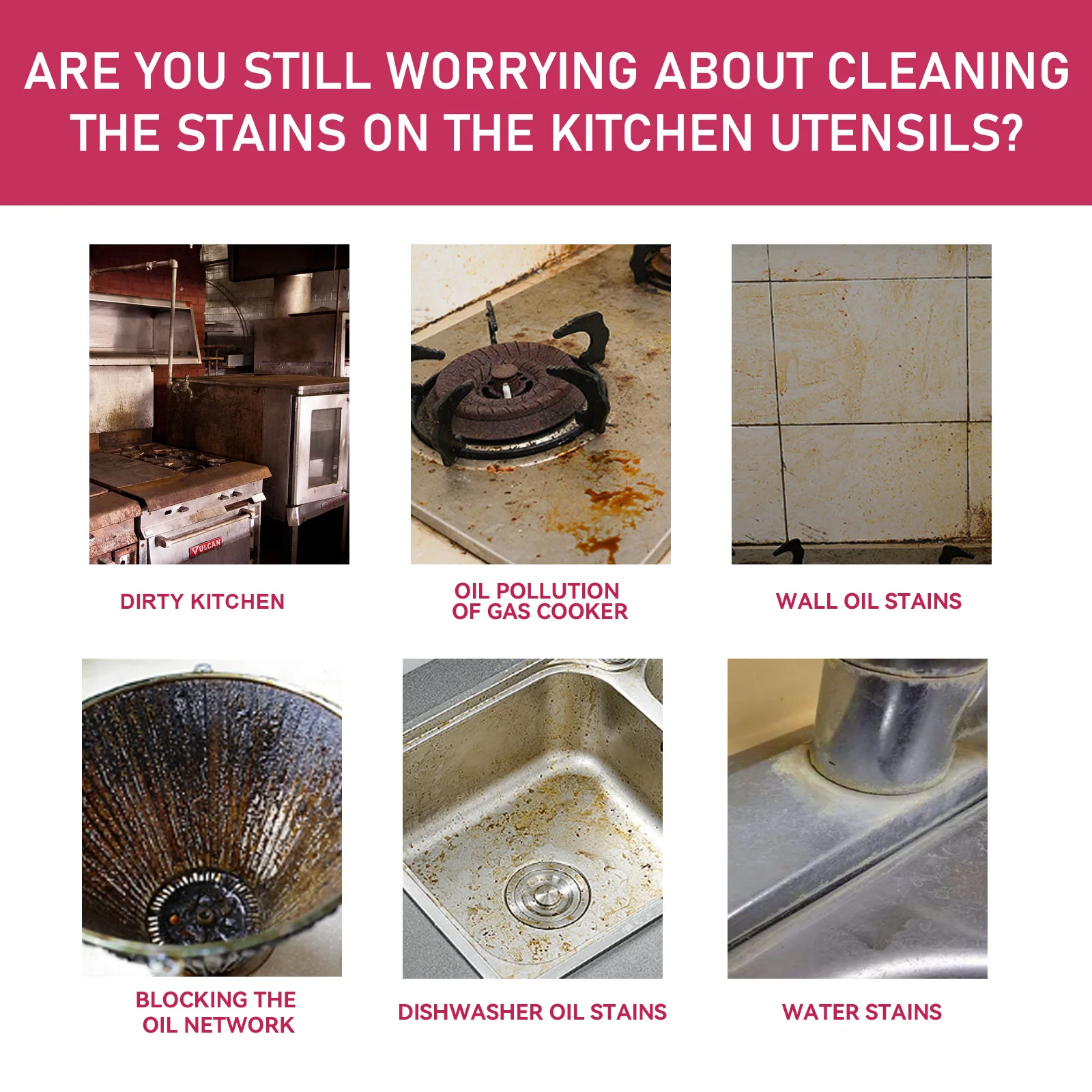 Multi-Purpose Kitchen Cleaning Powder – Heavy-Duty Scouring Paste for Stove, Oven, Range Hood, Sink & Stainless Steel 5