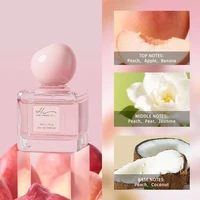HOPE CHRISTINE Parfum Pêche Eau de Parfum pour Femme 50ML Longue Durée, Cadeau Élégant pour Anniversaire et Saint-Valentin 2