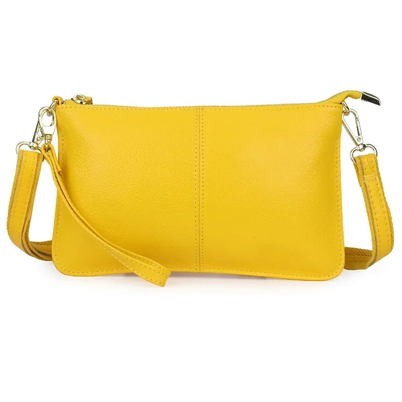 Women Genuine Leather Clutches Shoulder Bags Crossbody Bags