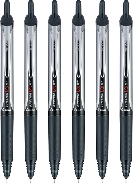 Pilot 324pilot V5 Rt 3-pack Gel Pens 0.5mm Extra Fine Point, Black Blue  Red Ink