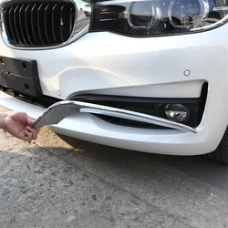 For BMW 3 Series GT Gran Turismo F34 2013-2018 ABS Chrome Front Fog Lamp Strips Trim Set of 2pcs Car Accessories