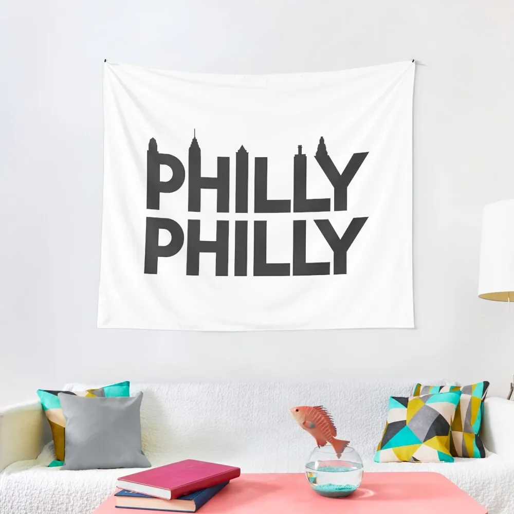 

Philly Philly Skyline Tapestry Outdoor Decor Aesthetic Room Decoration Tapestry