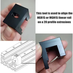 Bulk-Man 3D Linear Guide Aligment Tool for  HGR15/MGN15 Linear Rails