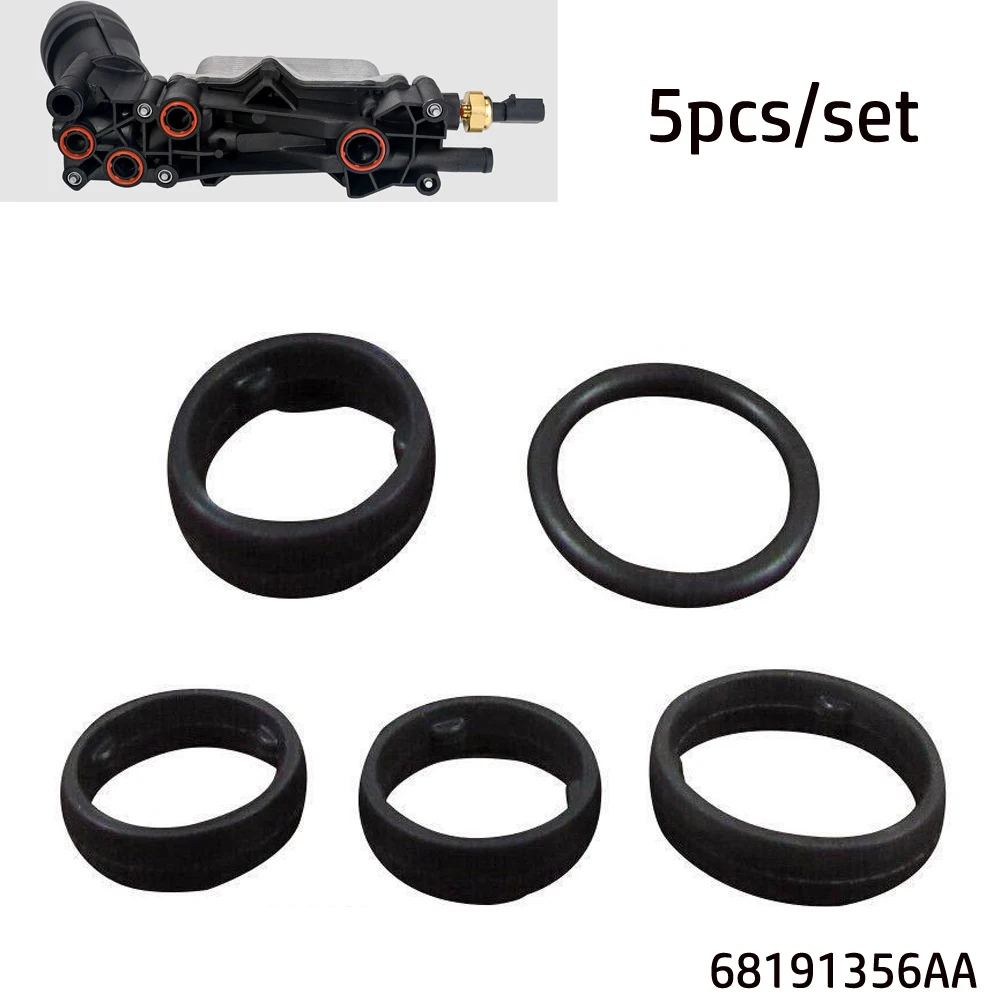 

Oil Cooler Filter Gaskets 68191356AA New Oil Cooler Filter Gaskets Rubber For Chrysler For 200 3.6L Engine 2014-2017