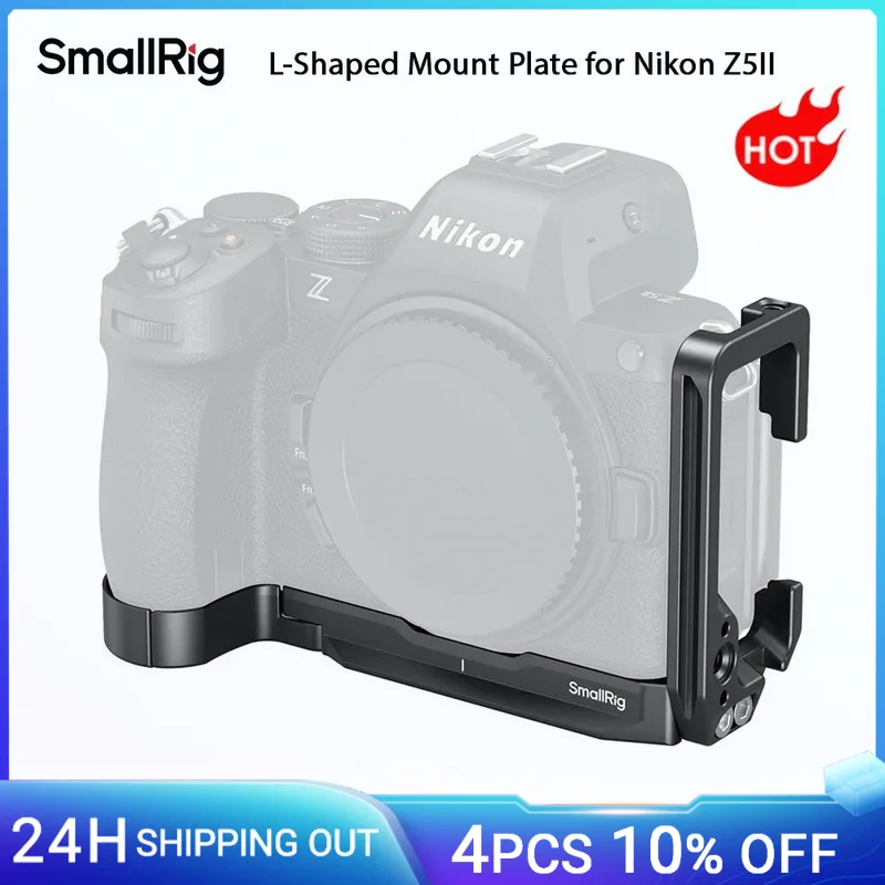 SmallRig Z5II L-Shaped Mount Plate for Nikon Z5II, Z7 / Z6 / Z7II