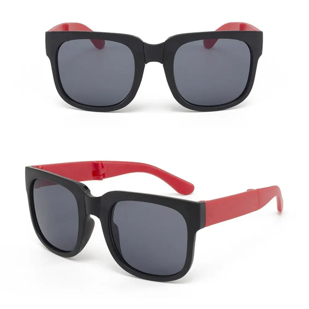 Square Frame Kids Sunglasses Vintage UV 400 Outdoor Foldable Sunglasses Shades for Toddler Boys and Girls sun glasses retro sunglasses sport sunglasses