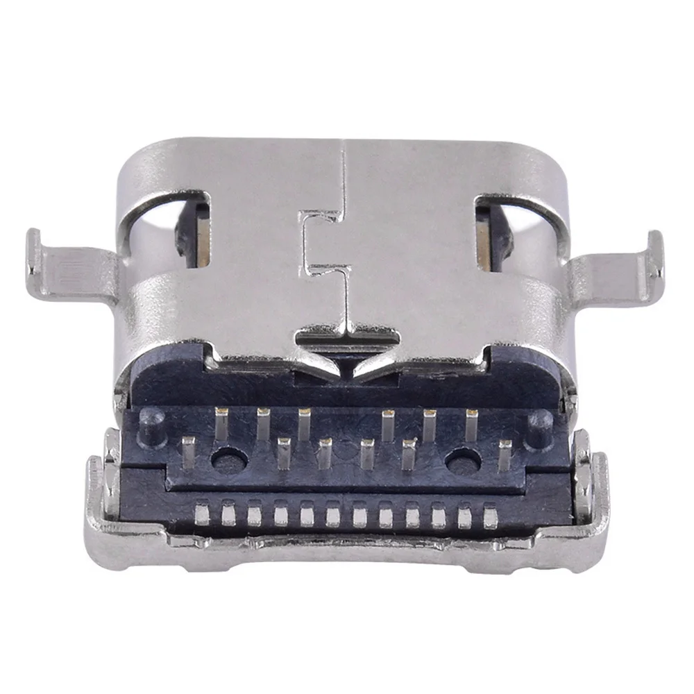 USB C타입 전원 암 리셉터클 커넥터, 고전류 충전 인터페이스 포트, USB-C 잭 도크, L:9mm, 10mm, 10 개