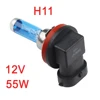 2Pcs H8 H11 12V 55W Super White Halogen Bulbs Fog Lights High Power Car Headlights Lamp Car Light Source parking 6000K auto 3