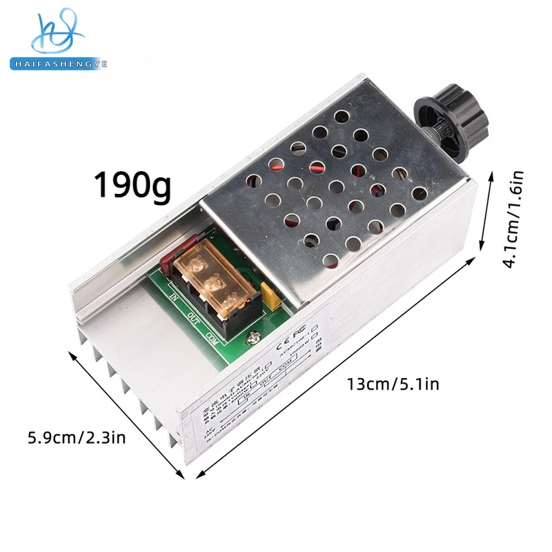 6000W imported high-power SCR electronic voltage regulator dimming speed regulation and temperature regulation electronic voltage regulator