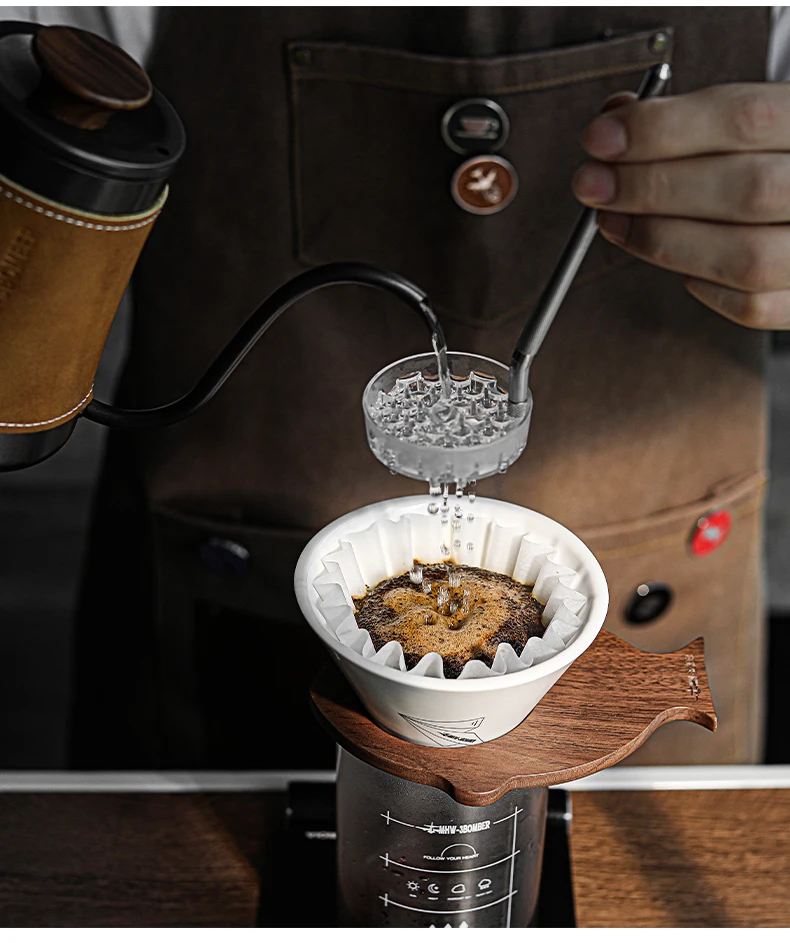 MHW-3BOMBER 50 Sheets of Cake Coffee Filter Paper for 1-4 Cups of Espresso Disposable Casual Home Hand Brewed Coffee Accessories Image 23
