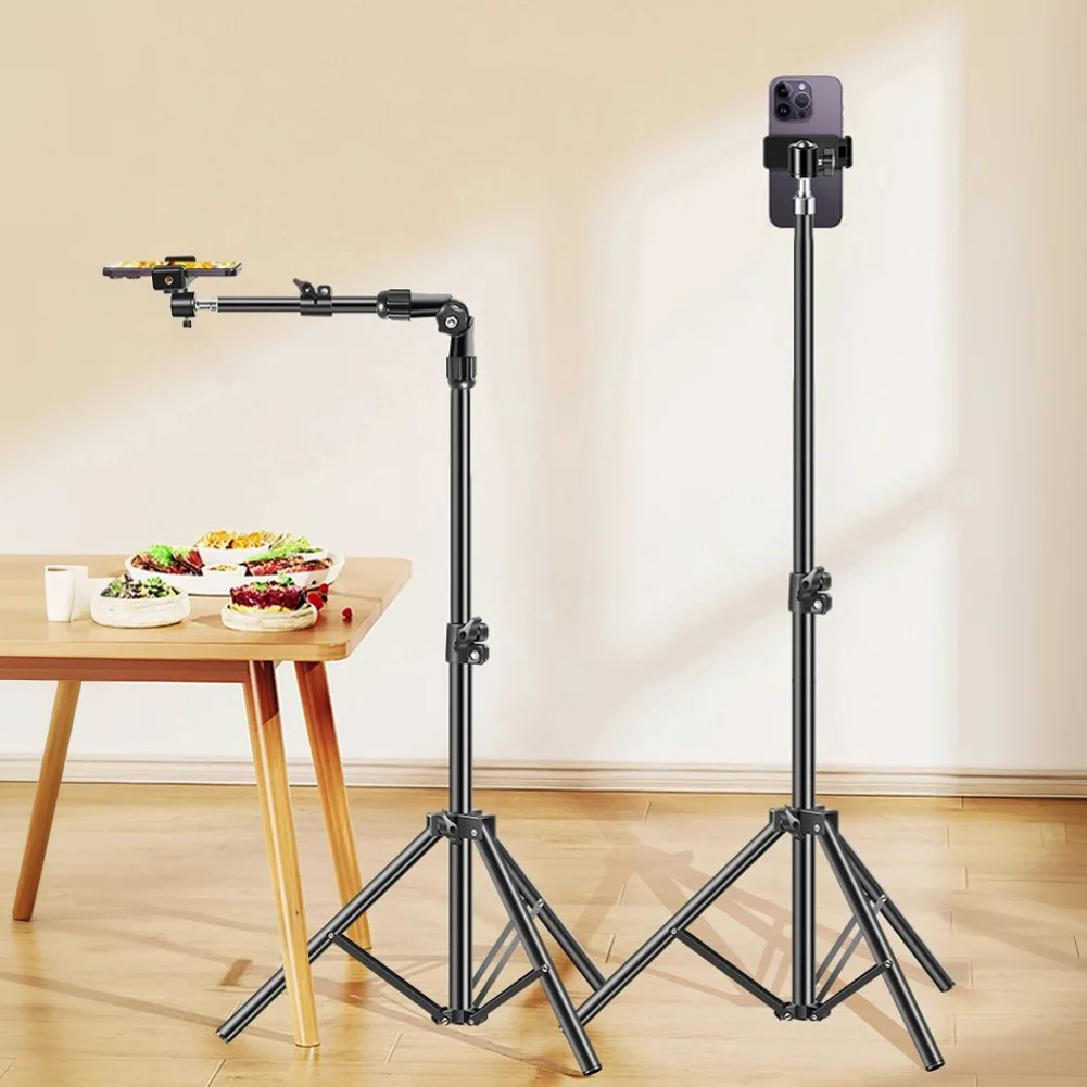 Versatile Adjustable Tripod Stand for Overhead Filming and Live Streaming