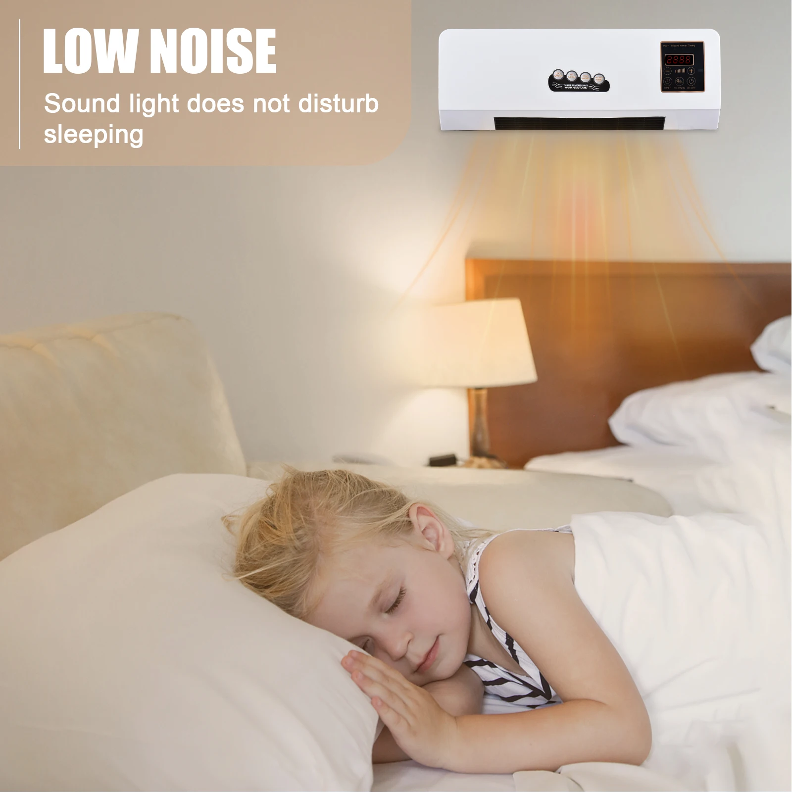 Double Window Fan Wall Air Conditioner Fan 2-in-1 Air Conditioner