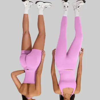 Yoga Suit Women's Tracksuit Gym Fitness Set Seamless 2 Pieces Leggings Sports Bra Breathable Sportwear Women Clothes Fitness Set 1
