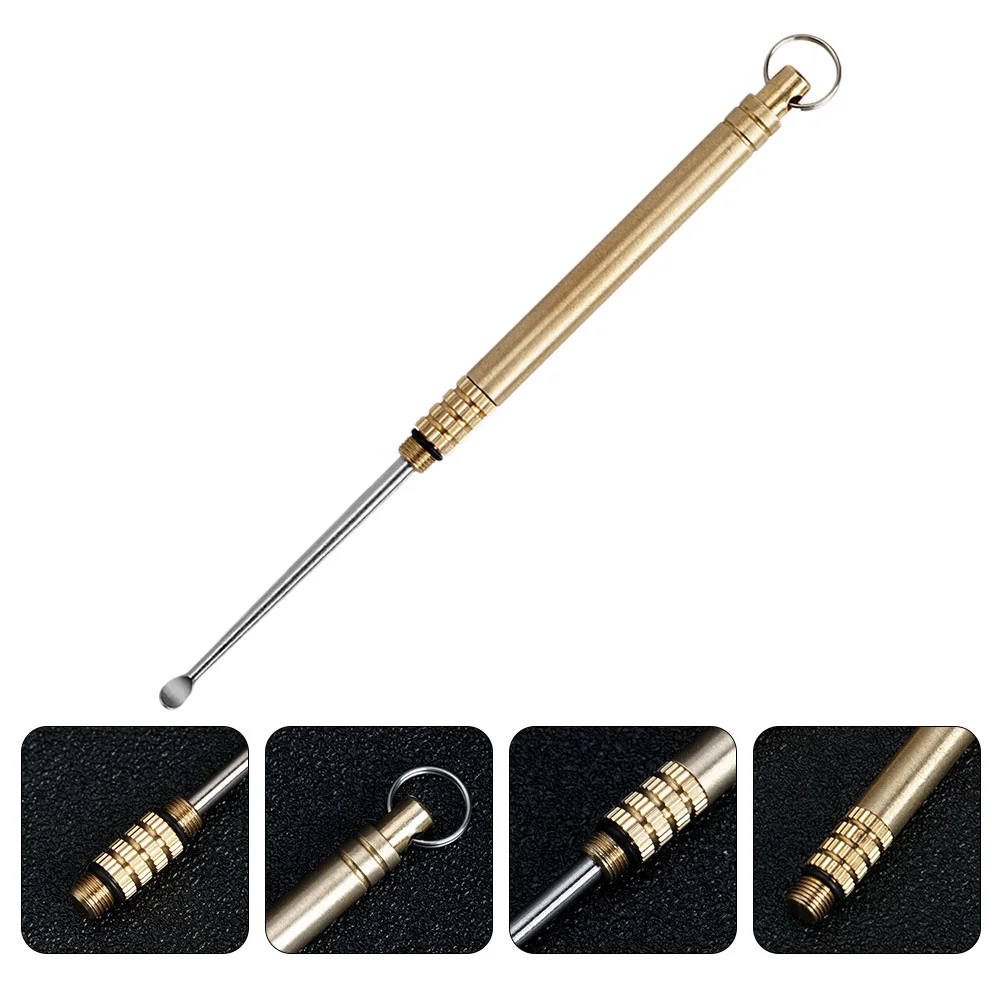 

Portable Ear Wax Cleaner Titanium Alloy Earpick Practical Ear Wax Remover