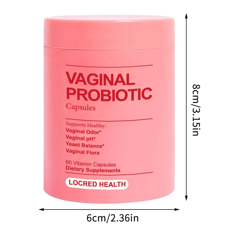 60pcs Vaginal Probiotics Vitamin For Women PH Balance - Women's Vaginal Health Supplement For Vaginal Odor & Vaginal Flora 6