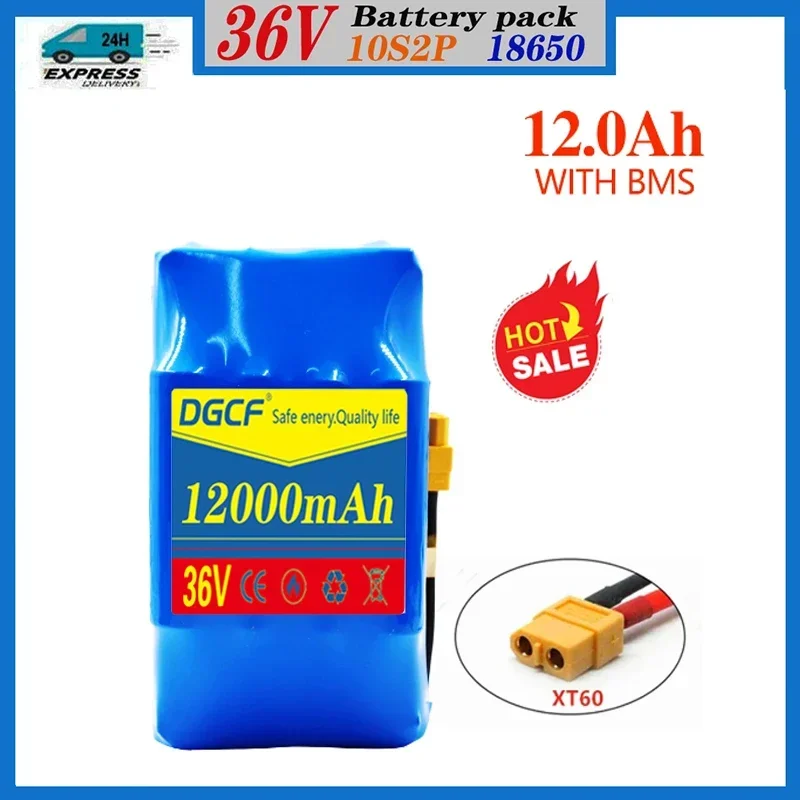 

2023 New Original 36v 44ah Lithium Battery 10s2p 36v Battery 12000mAh Lithium Ion Pack 36V 7000mah Scooter Twist Car Battery