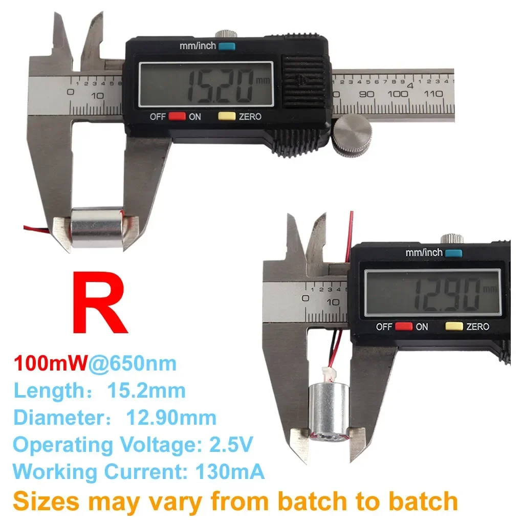 100mW Red 650nm Blue 450nm Green 50mW RGB Laser Module Diode Dot For DPSS Projector Sight Positioning Security Lights Mod Parts 6