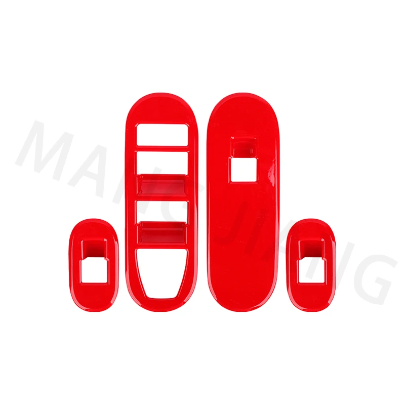 자동차 창 기중 장치 버튼 스위치 패널 커버 프레임 스티커 미니 전기 J05 Aceman 보호 인테리어 트림 액세서리