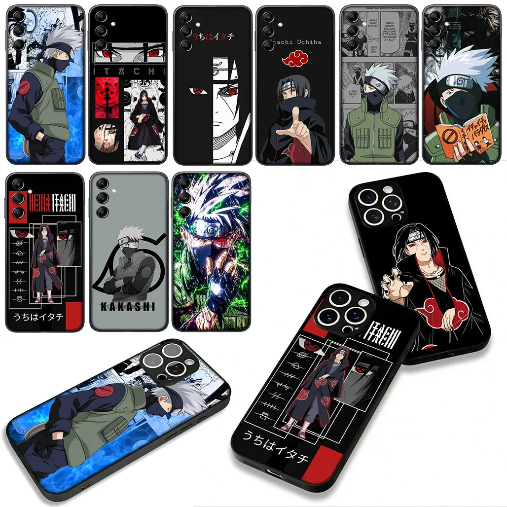 Kakashi and Itachi Anime Phone Case - Cool Ninja Design Cover
