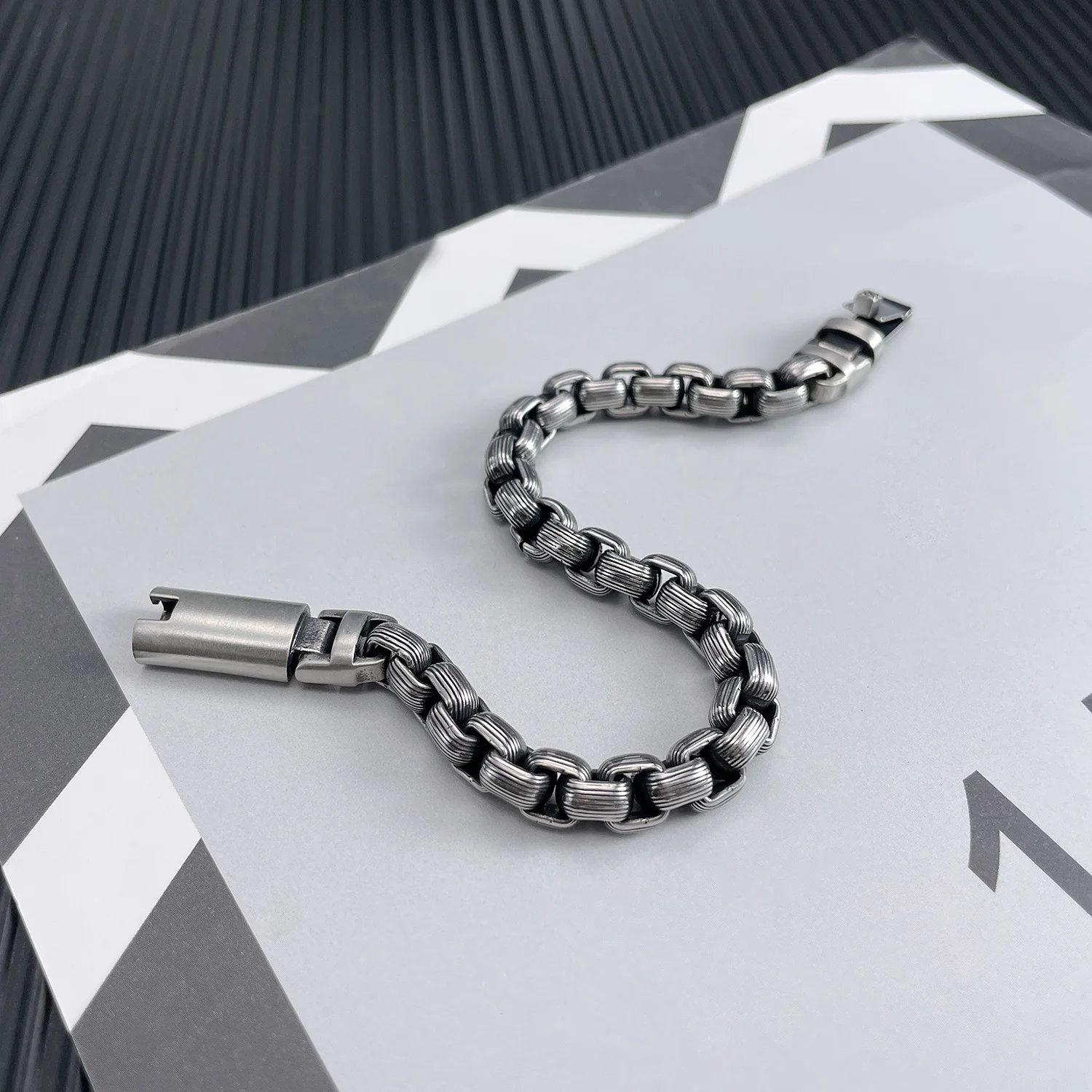 DARHSEN Brand Stainless Steel Men Statement Bracelets Bangles Trendy Silver Gold Color Boyfriend Party Gift New 2023