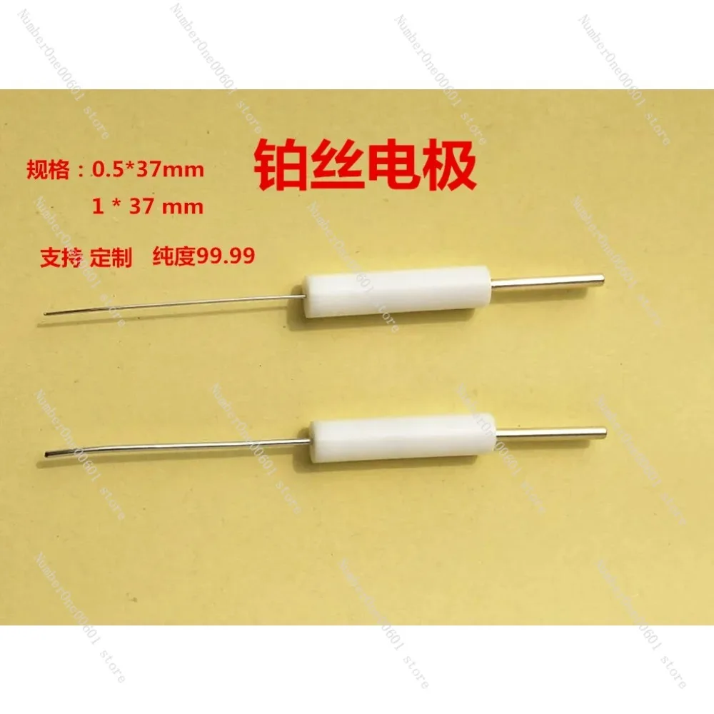 0.5*37Mm Platina Draadelektrode Platina Elektrode Pt Elektrode Platina Zuiverheid 99.99%
