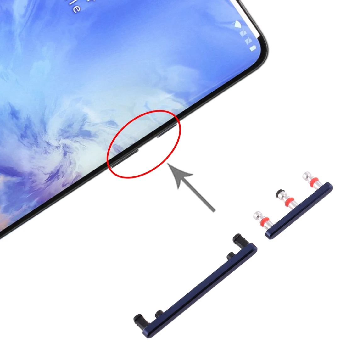 For OnePlus 7 Pro Power Button And Volume Control Button Mobile Phone Replacement Parts