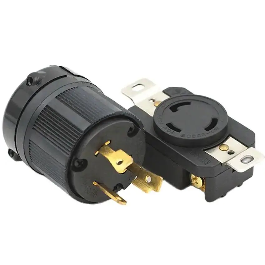 Plug Adapter Electrical Socket Power Socket Power Plug Adapter America UL NEMA L5-30P L5-30R 30A Wired Connector