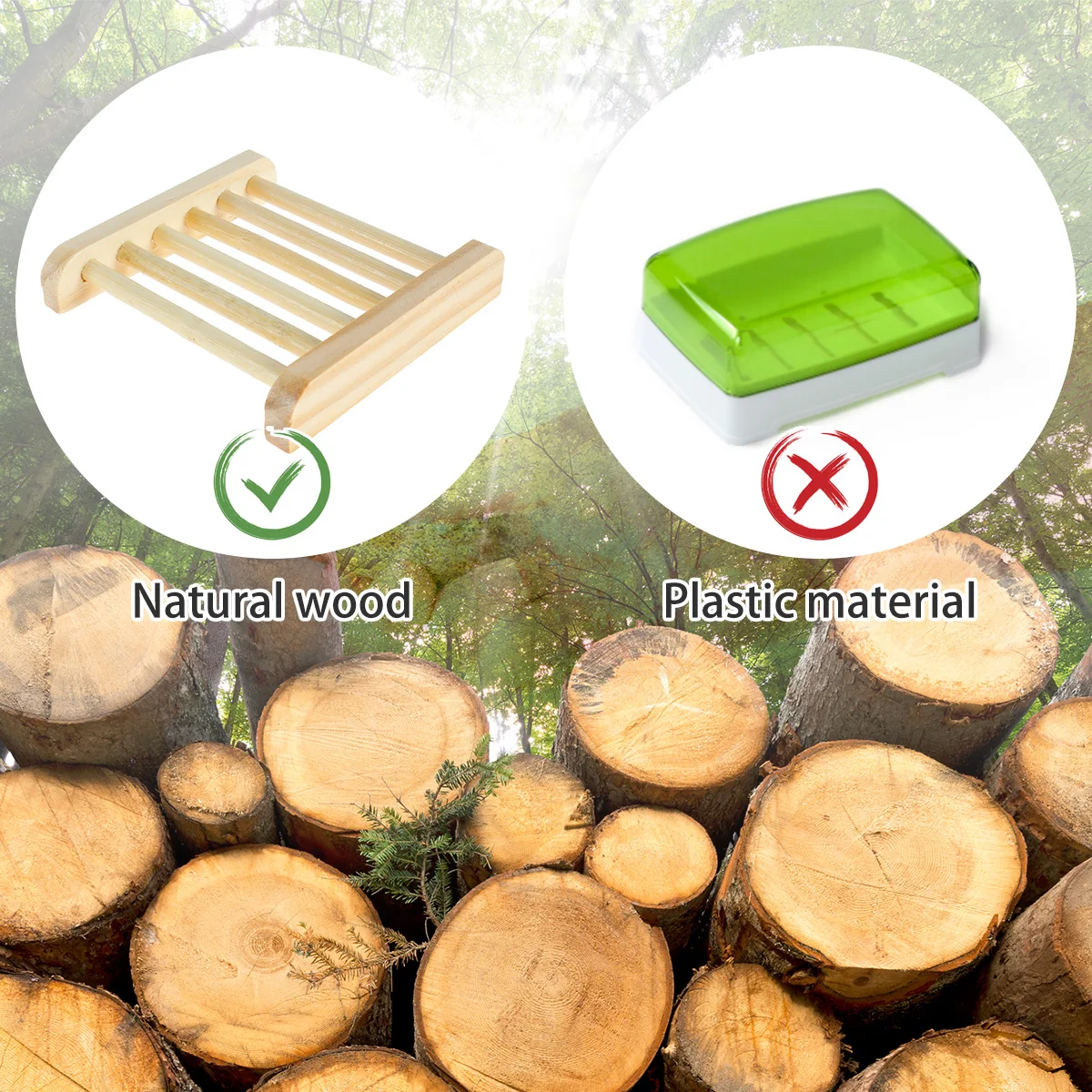Soap Holder 10/20/30 Piece Home Wood Bathroom Self-Draining Hand Craft Tray soap holder shower soap tray soap dish rack