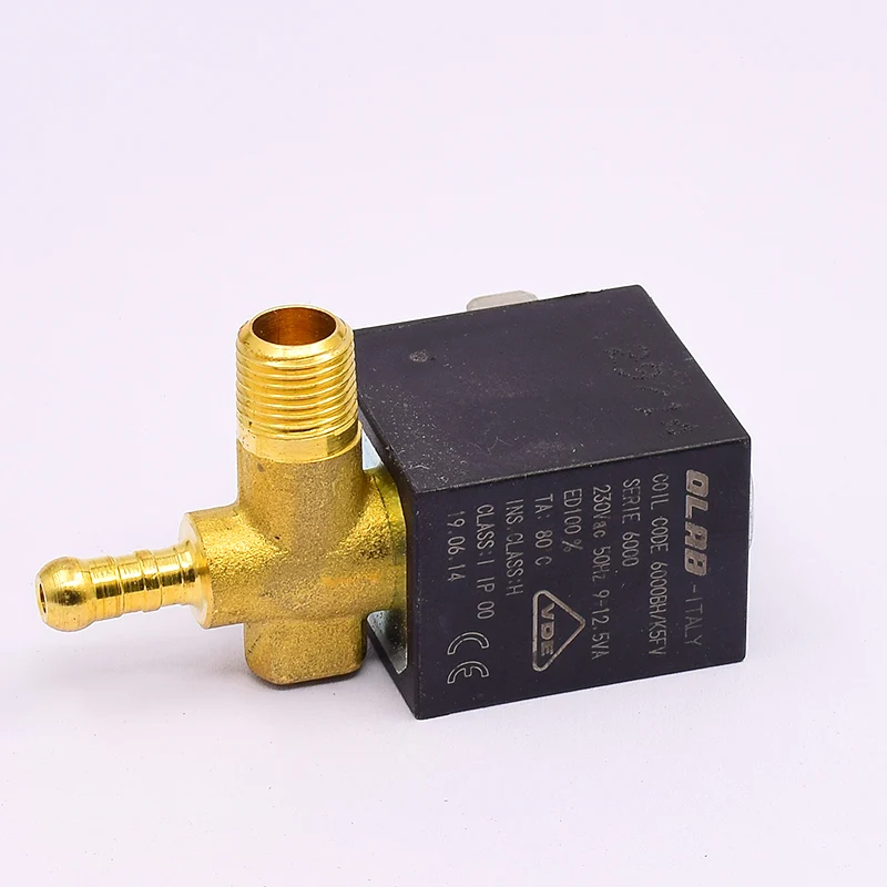 Itália Olab 6000bh K5fv Máquina de Café Válvula Solenóide ac 220v 230v Bronze Vapor Água Quente Normalmente Fechado