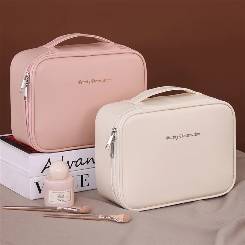 New Women's Portable Travel Cosmetics Storage Bag Large Capacity Waterproof Girl Makeup Bag Luxury Women's Washing Bag organizer 4