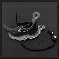 Valorant Weapon 16cm Melee Reaver 2.0 Karambit Knife 16cm Metal Game Peripheral Samurai Sword Alloy Model Keychain Kid Gift Toys 2