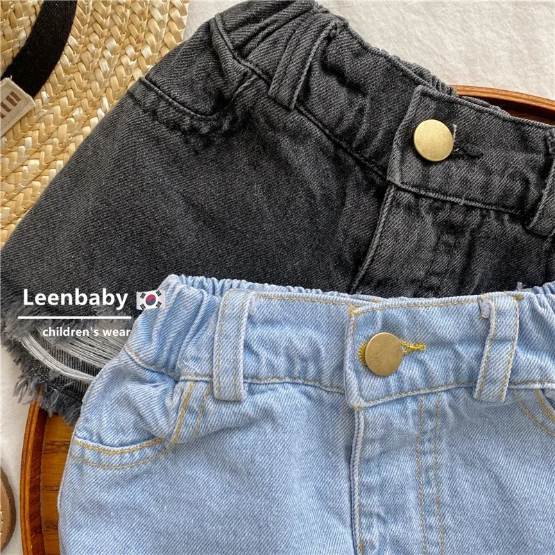 Baby Girls Denim Shorts Summer Jeans Pants Kids Children Casual Clothes