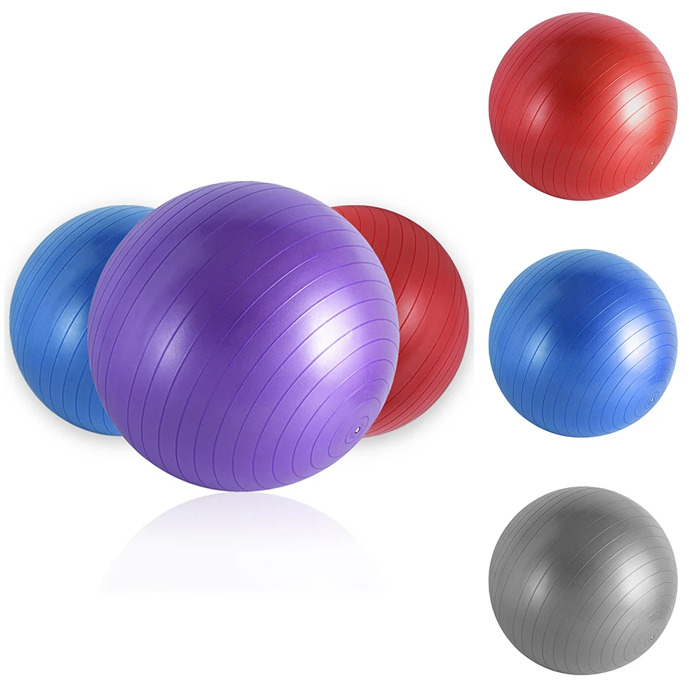 Yoga Ball Exercise Ball For Working Out Anti-Burst Balance Chair For Physical Therapy Home Gym Fitness 55cm