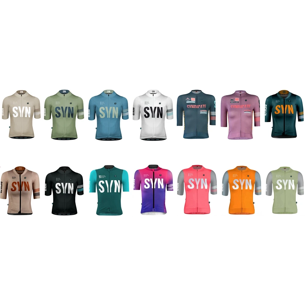 SYN All Style Women's Short Sleeve Cycling Jersey Breathable and Quick Dry Cycling Shirt