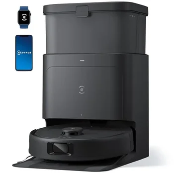 DEEBOT N30 OMNI Robot Vacuum Mop 10000Pa Suction TruEdge Adaptive Edge Mopping ZeroTangle 2.0 Hot Air-Drying TrueMapping Smart 1