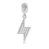 New Aircraft Lightning Pendant Splittable Sun & Moon Charm Bead Fit Original European 925 Silver Bracelet DIY Women Jewelry Gift 6