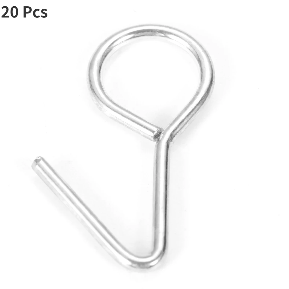 PACKOVE 50 Ganci In Metallo Per Fissare Coprisedili E Cuscini Auto, 2,3 X 0,8 Cm, Accessori Interni