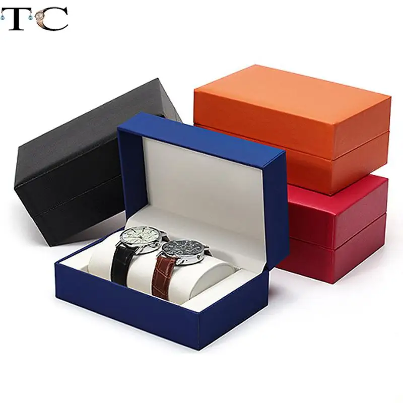 Leather Watch Box Jewelry Watch Necklace Set Box Couple Pair Watch Box Gift Packaging Box Watch Storage Box Necklace Storage Box