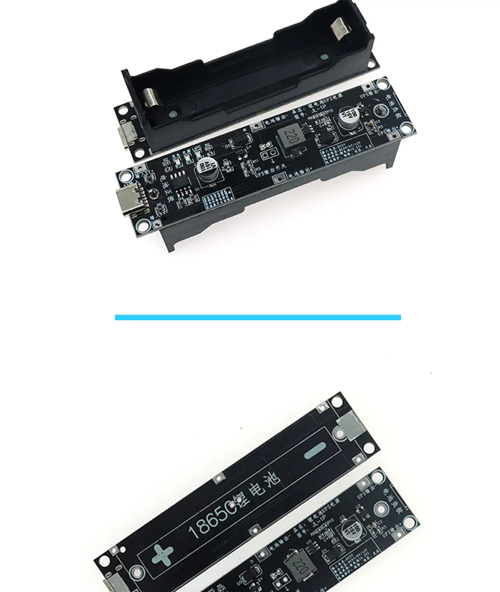 Description Picture 5 of item5V 9V 12V 18650 Lithium Battery Boost Step Up Module UPS Uninterruptible Power Supply Module Charge Discharge the Same Time 1A
