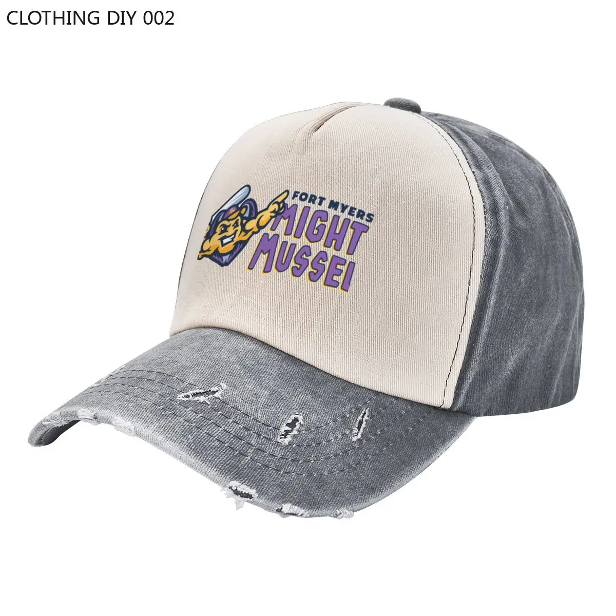 

The Fort-Myers Mighty-Mussels Logo Cowboy Hat Caps Hats Baseball Cap Trucker Hat Hat For Women 2023 Men's